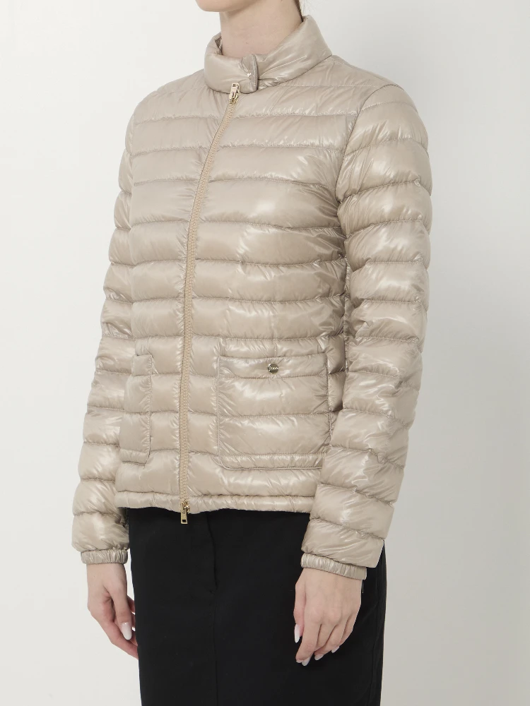Short padded down jacket alternative