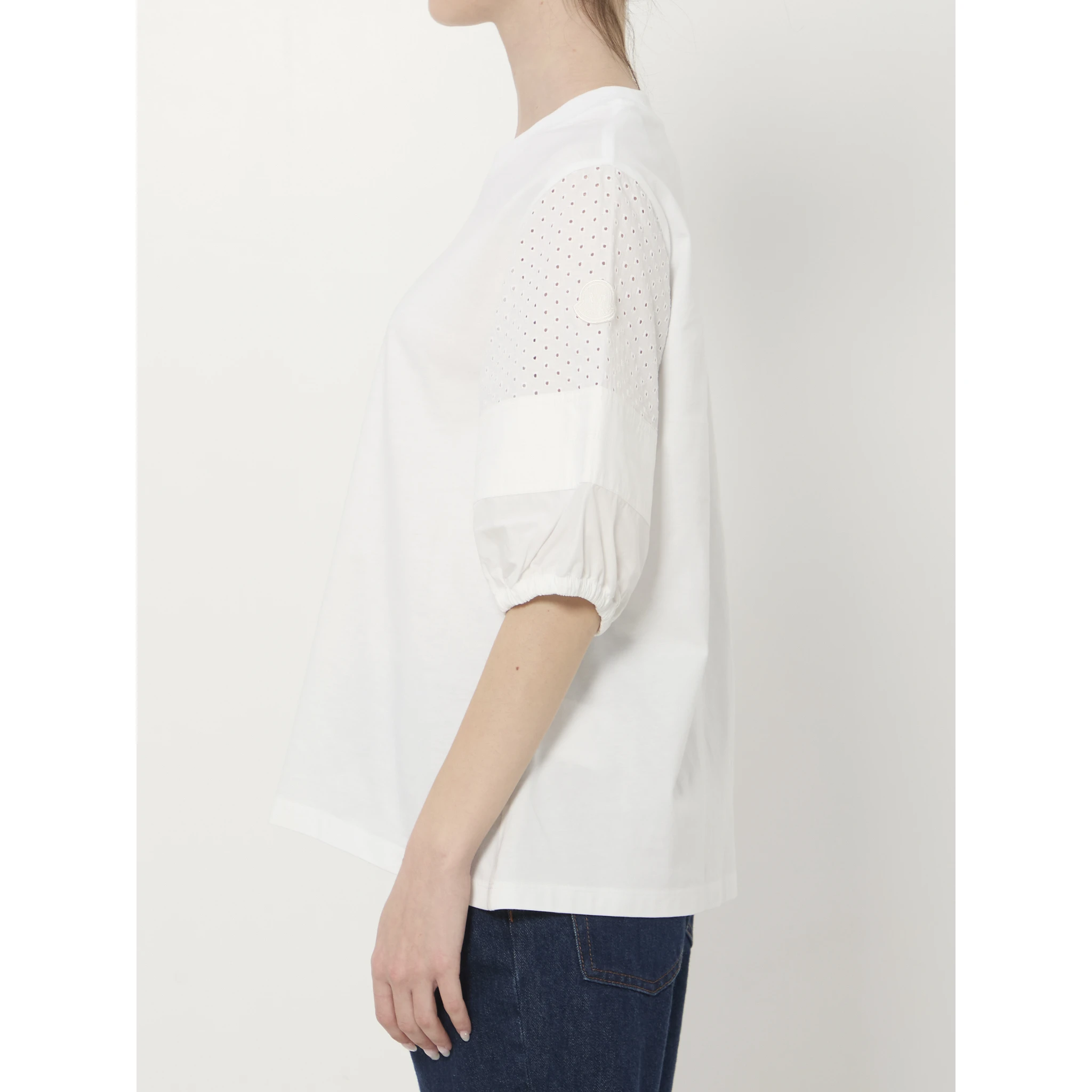 San Gallo cotton jersey T-shirt