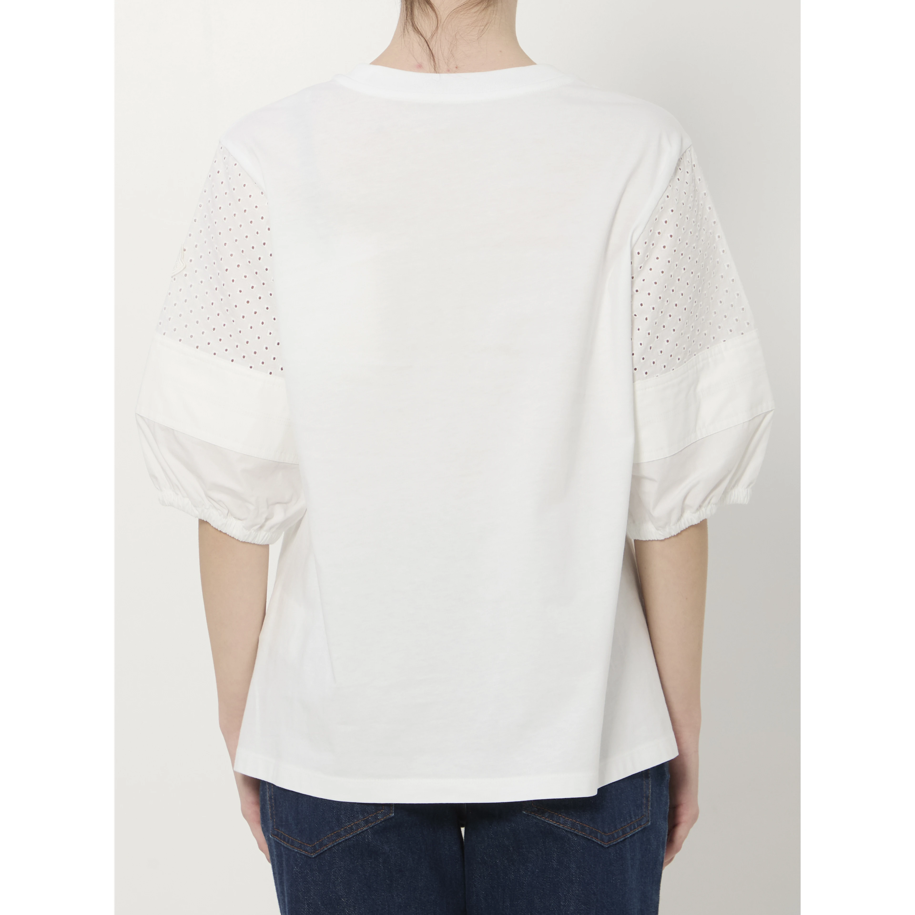 San Gallo cotton jersey T-shirt