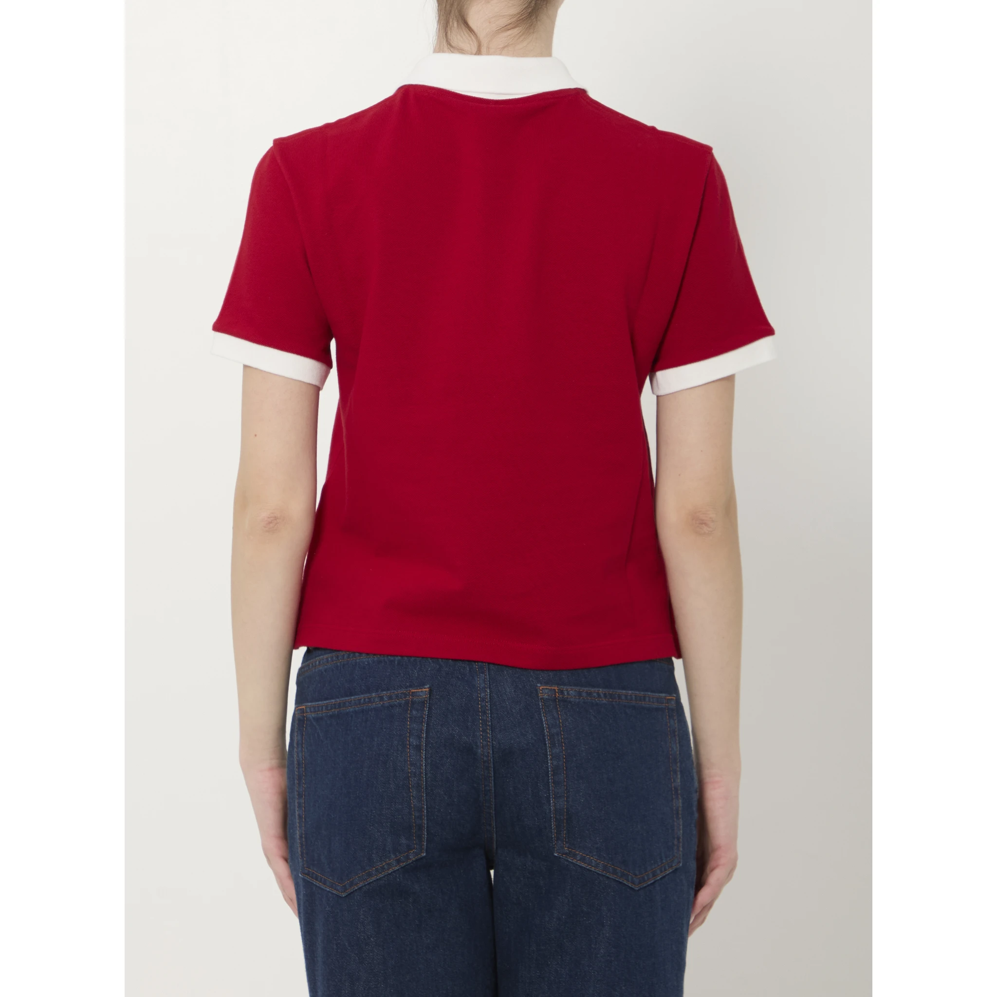 Cotton piqué polo shirt