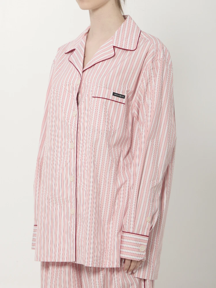 Striped poplin shirt alternative