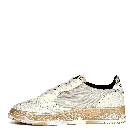 Sneakers Medalist Low Super Vintage Bianco, Nero, Argento
