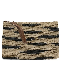 "Ampy Zebra" small clutch