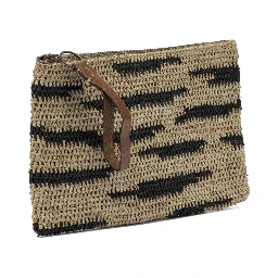 "Ampy Zebra" small clutch
