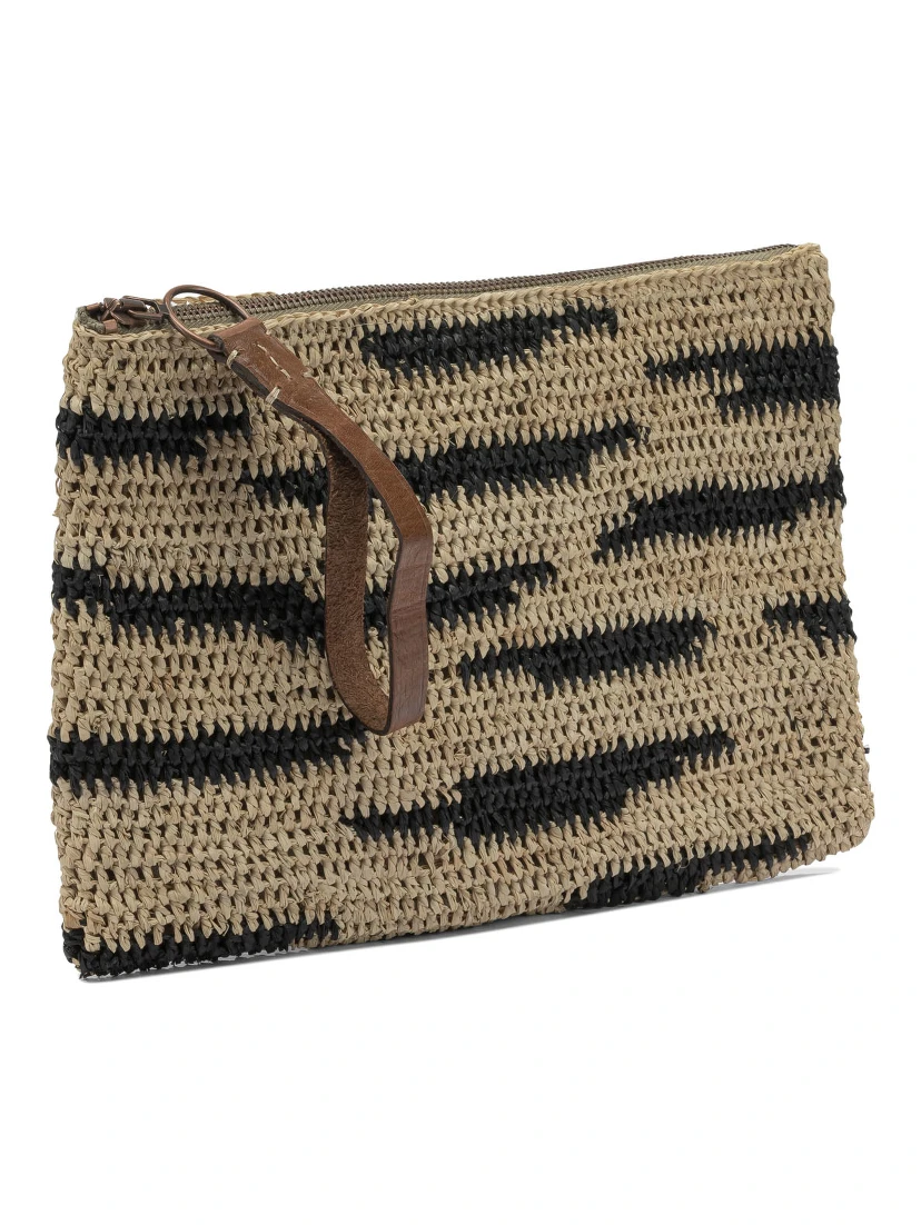 "Ampy Zebra" small clutch