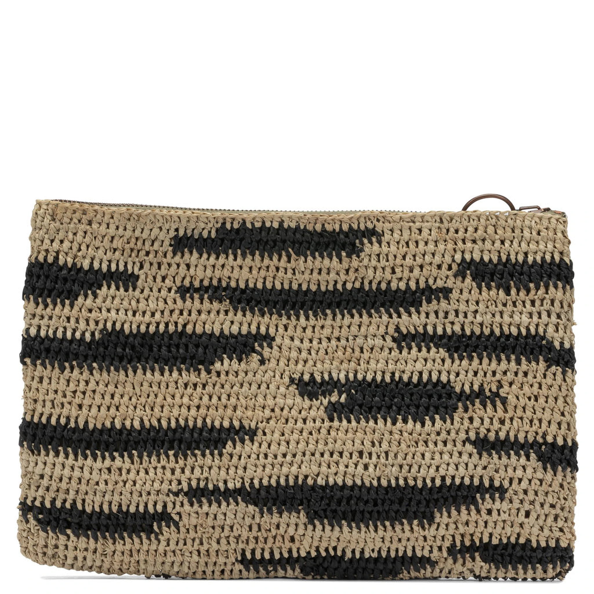 "Ampy Zebra" small clutch