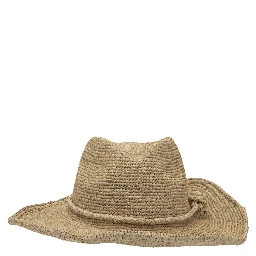 "Rodeo Tea" hat in rafia