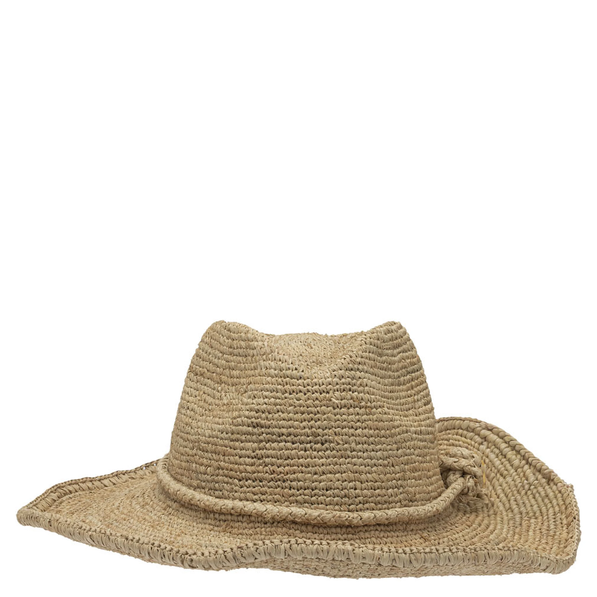 "Rodeo Tea" hat in rafia