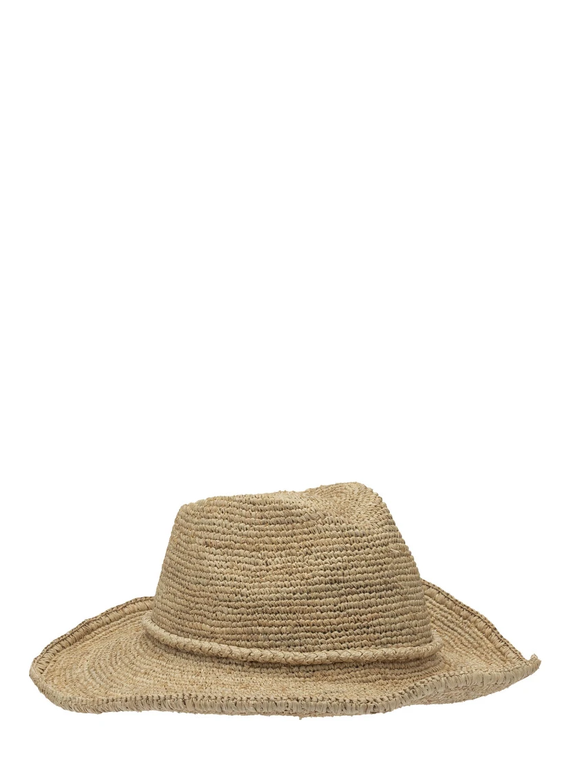 "Rodeo Tea" hat in rafia