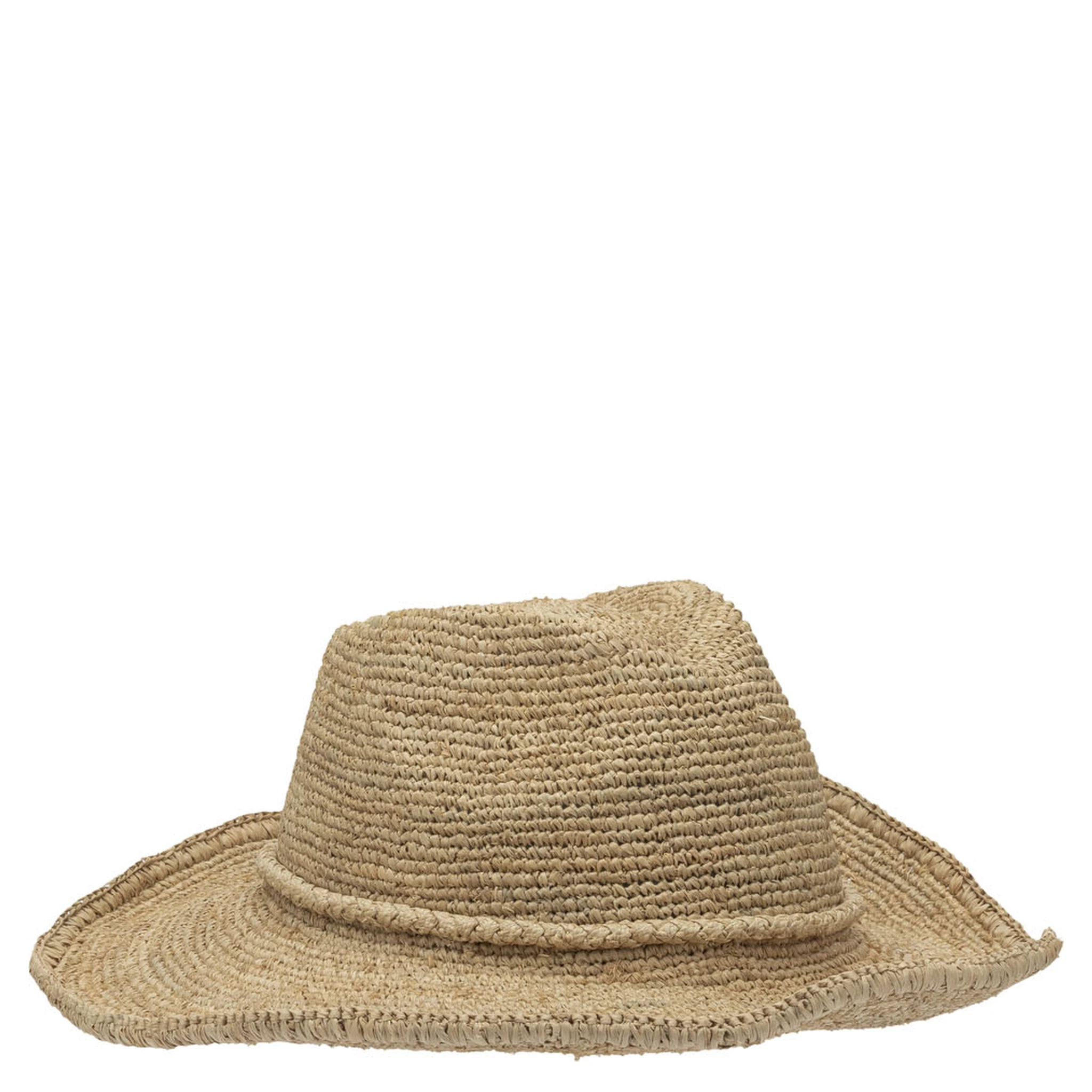 "Rodeo Tea" hat in rafia