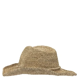 "Rodeo Tea" hat in rafia
