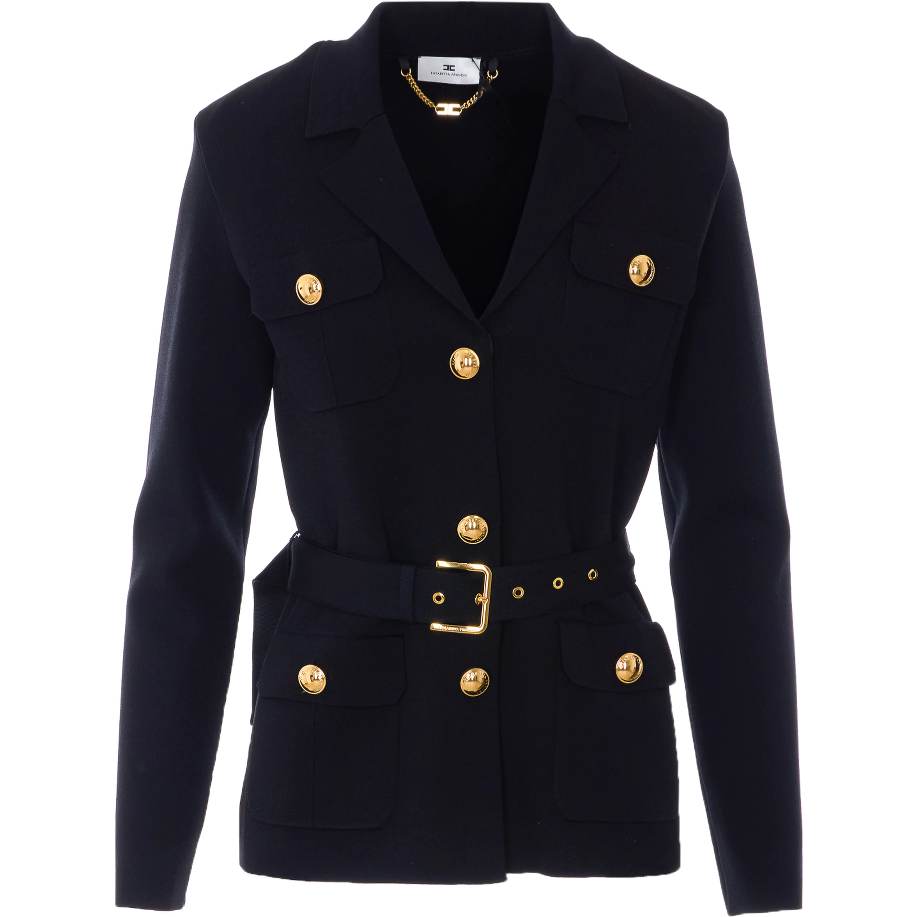 Elisabetta Franchi Sweaters Black