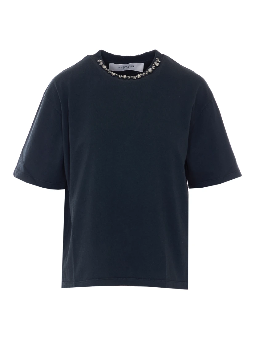 تيشيرتات وبولو من جولدن جوس باللون الأسود