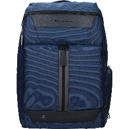 Blue Fabric Backpack