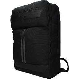 Black Fabric Backpack