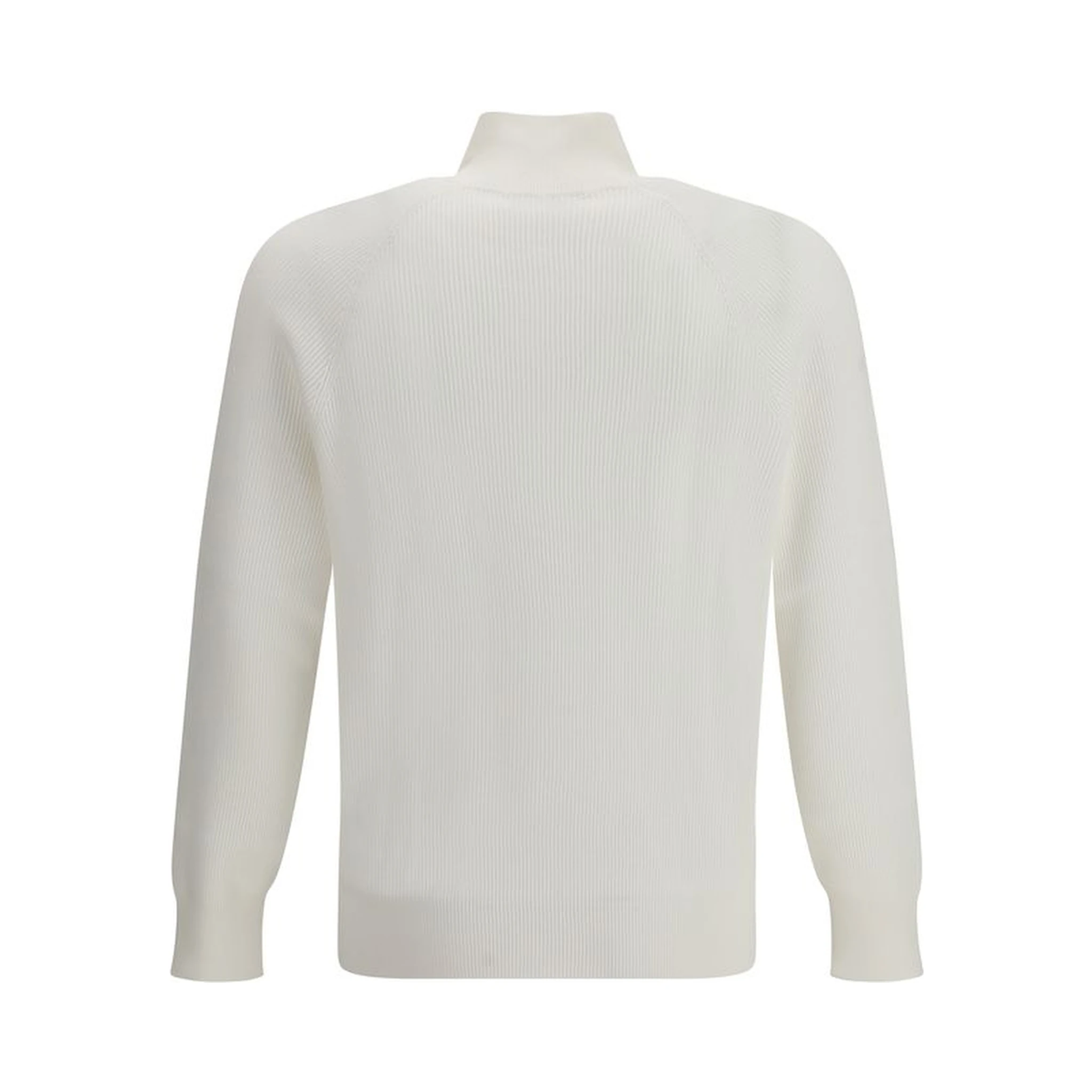 سويت شيرت قطني أبيض