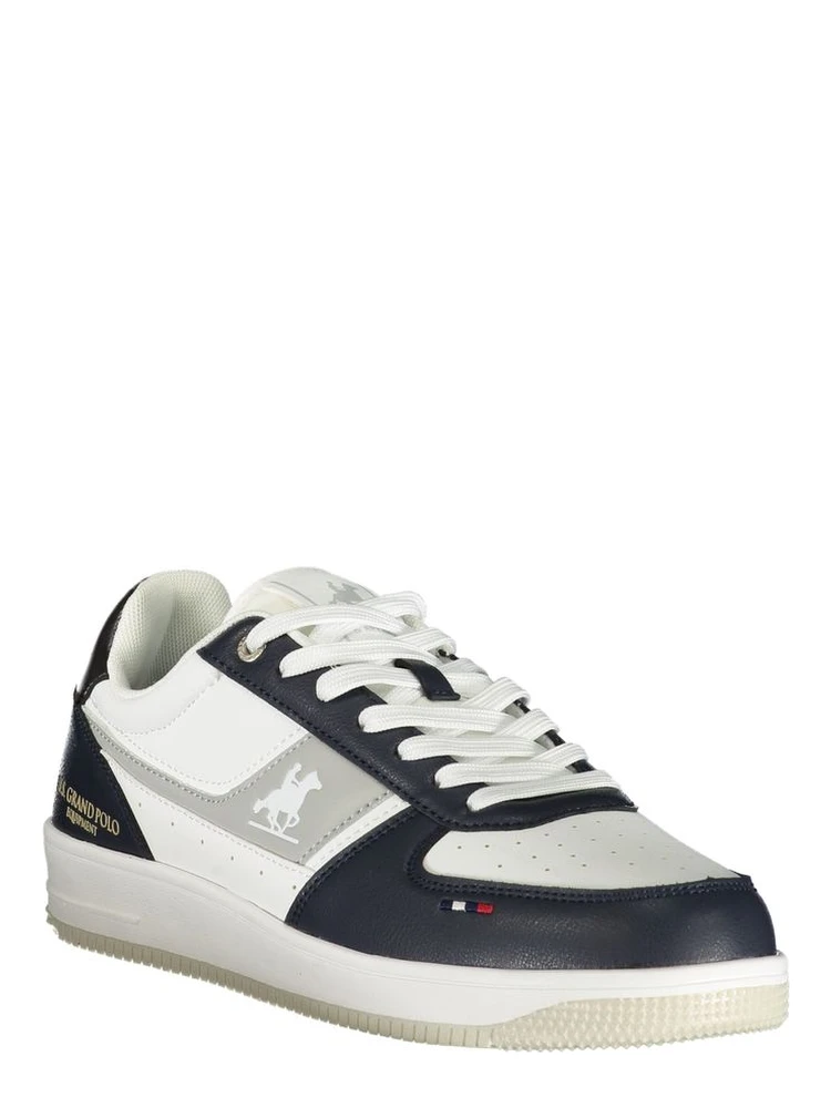White Polyester Athletic Sneakers alternative