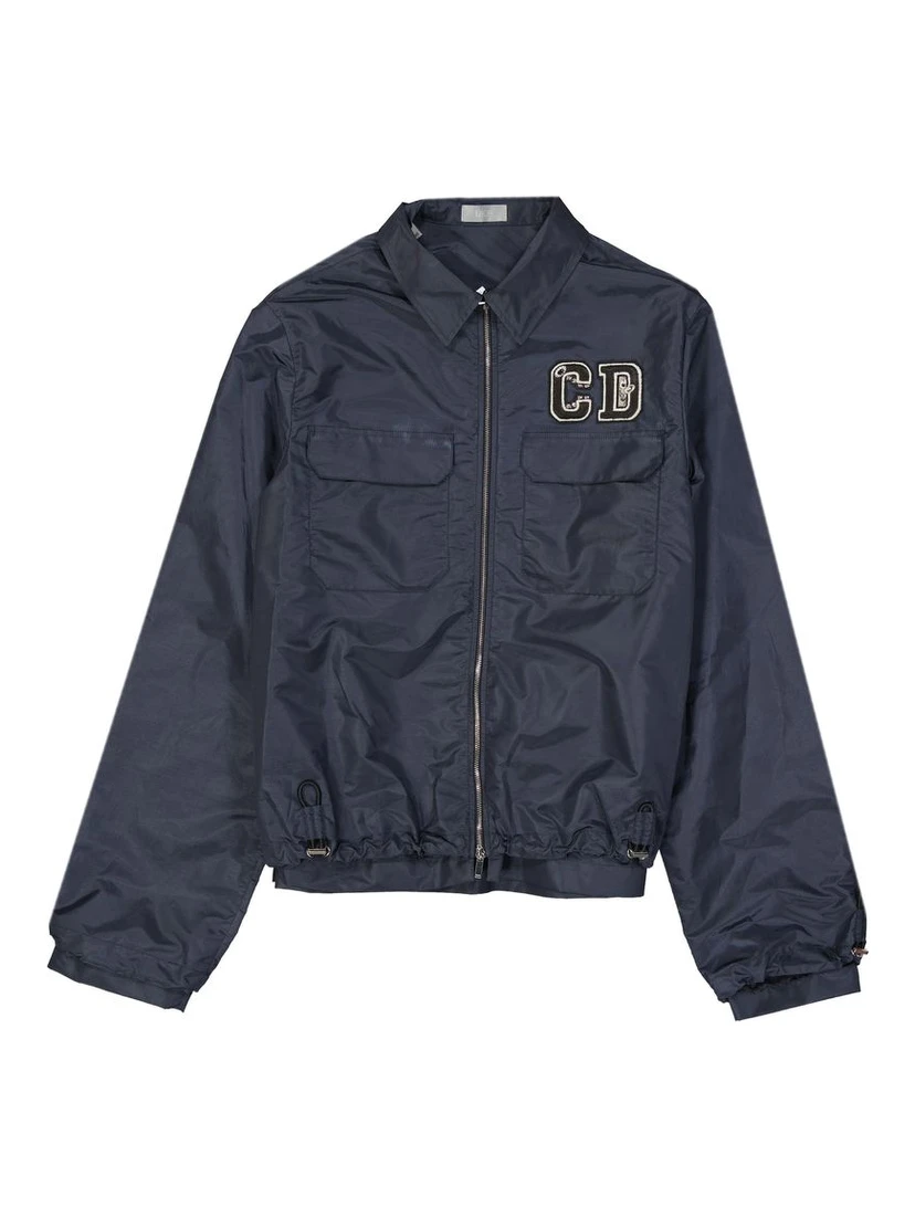 سترة خارجية زرقاء من البولياميد