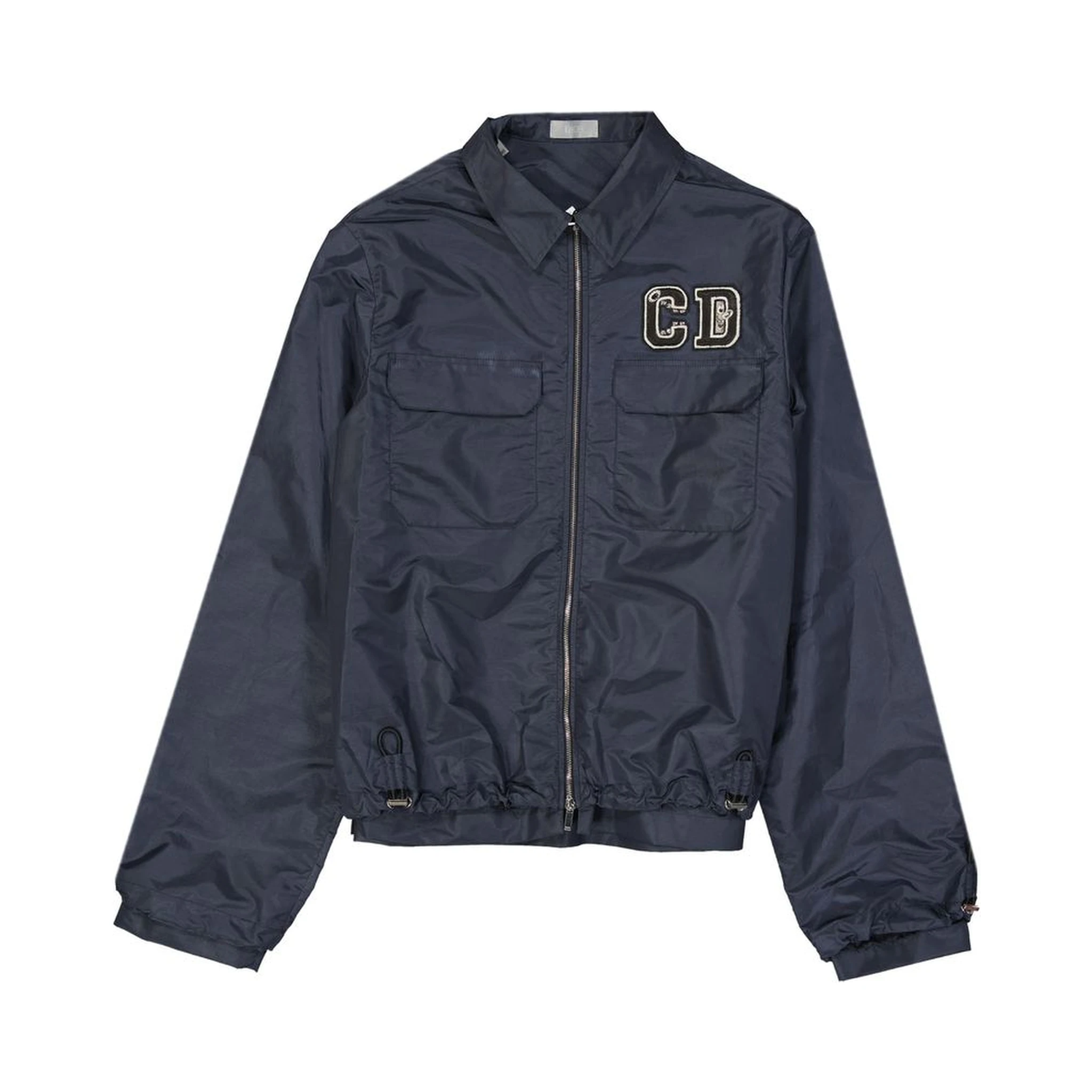 سترة خارجية زرقاء من البولياميد