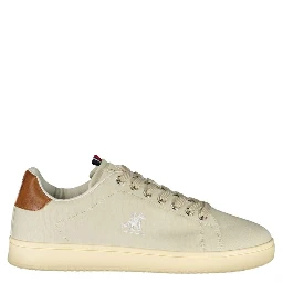 Beige Polyester Athletic Sneakers