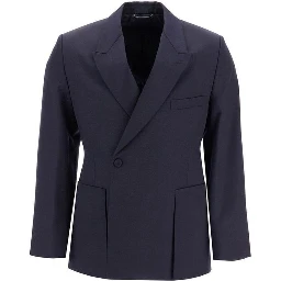 Blue Virgin Wool Blazer