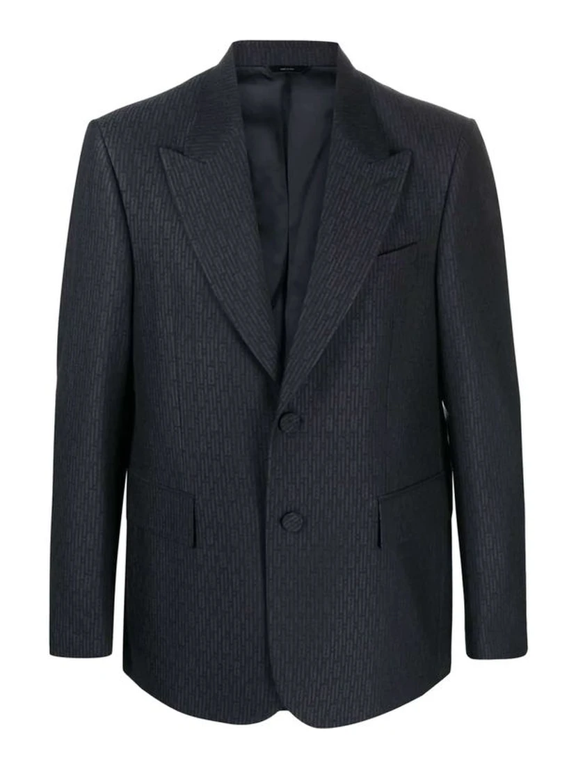 Blue Wool Blazer