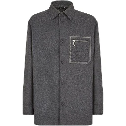 Gray Cashmere Jackets And Coat
