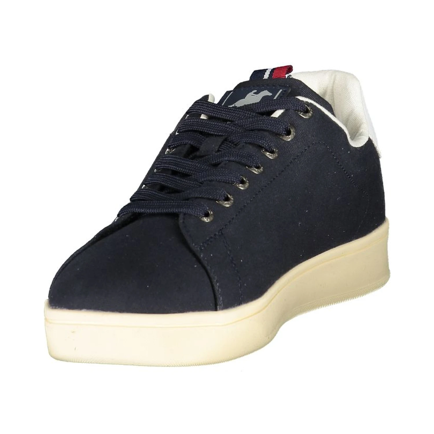 Blue Polyester Athletic Sneakers