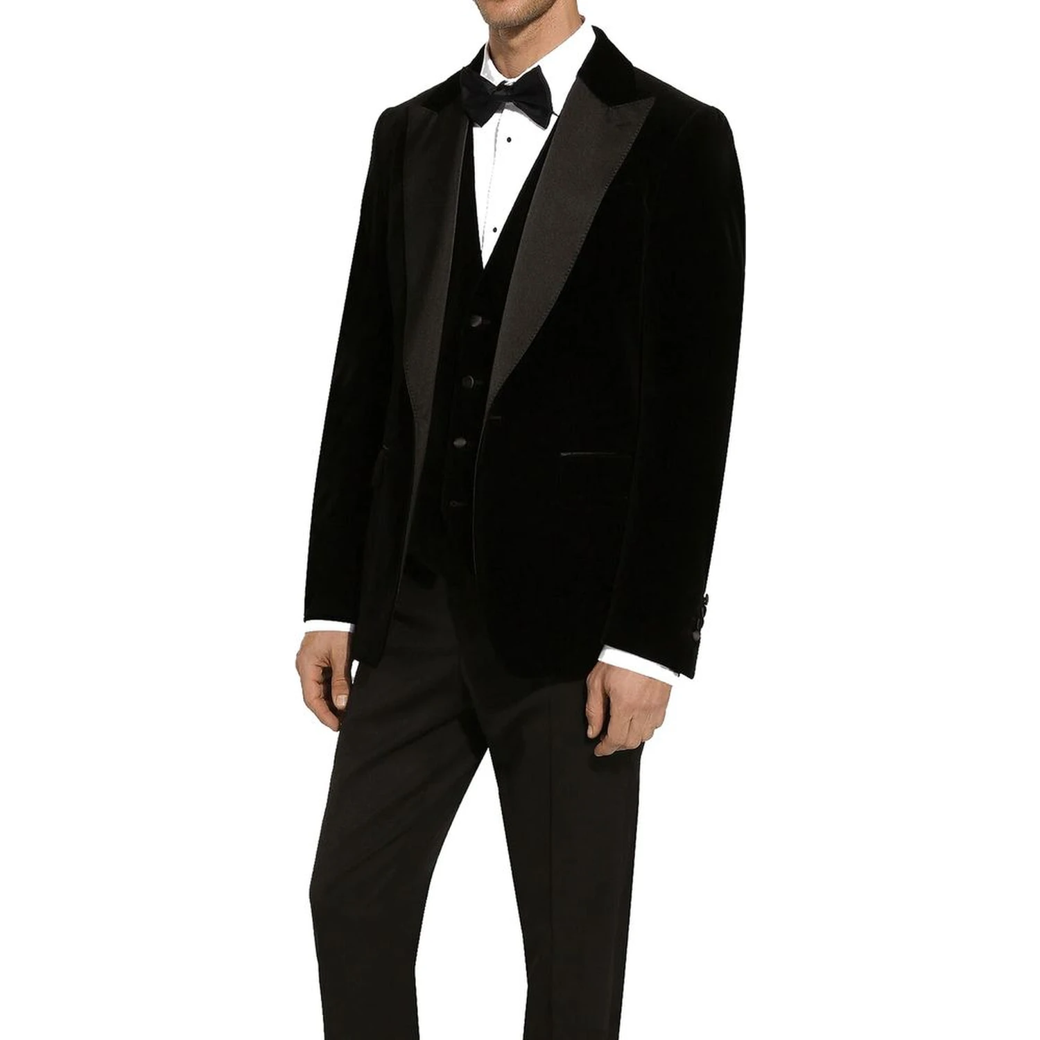 Black Cotton Tuxedo