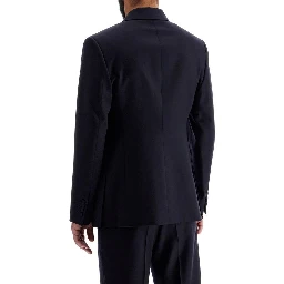 Blue Virgin Wool Blazer