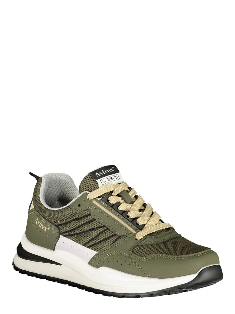 Green Polyester Athletic Sneakers alternative