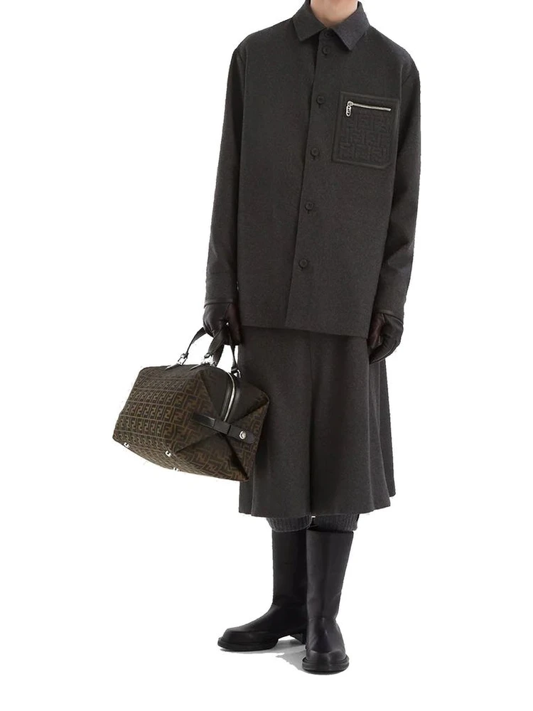 Gray Cashmere Jackets And Coat alternative