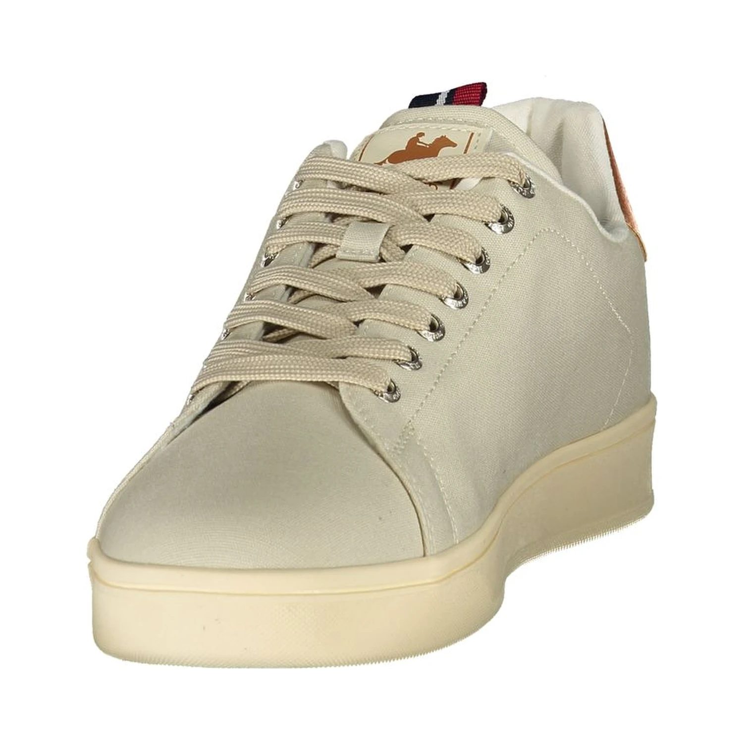 Beige Polyester Athletic Sneakers