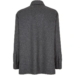 Gray Cashmere Jackets And Coat