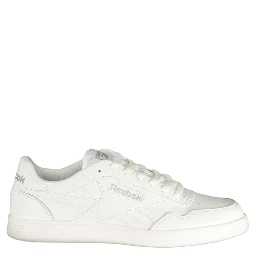 White Polyester Athletic Sneakers