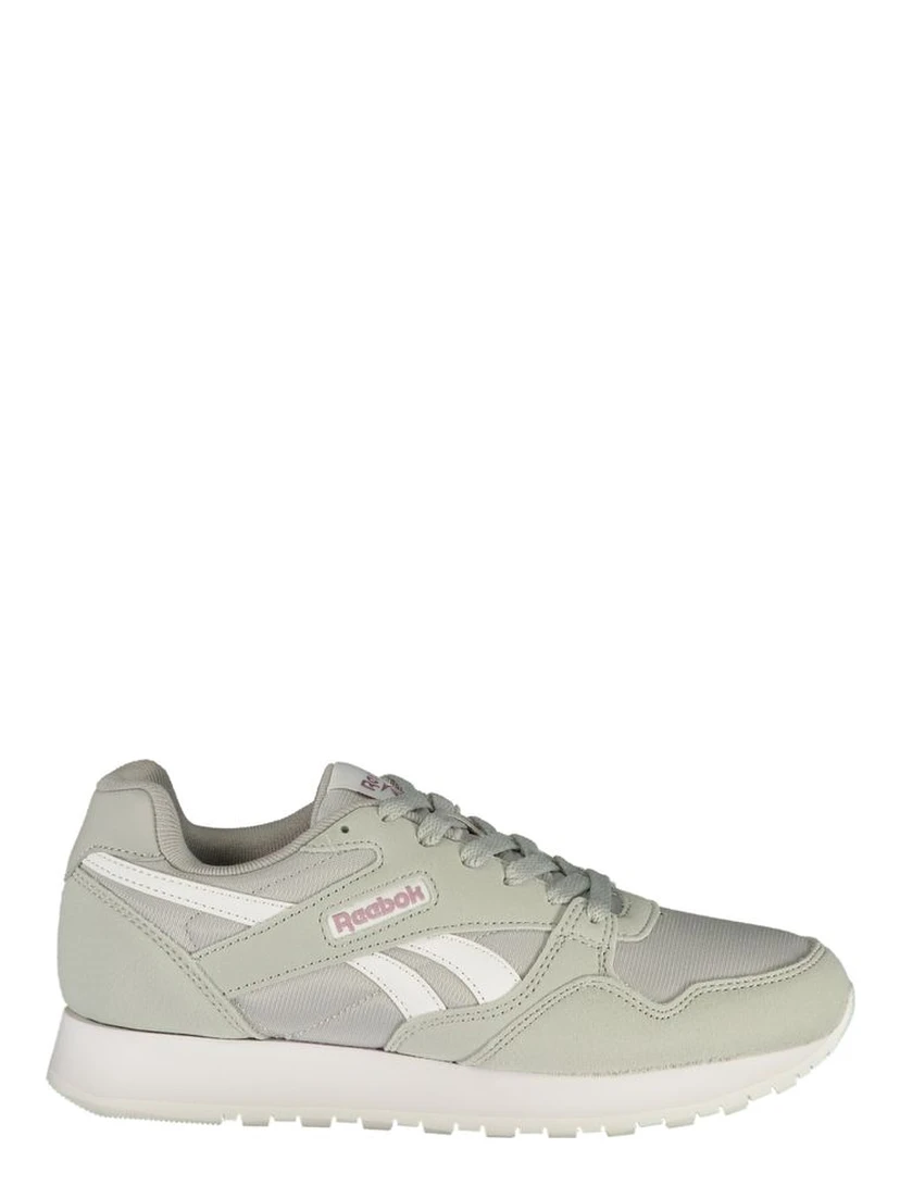 Gray Polyester Athletic Sneakers