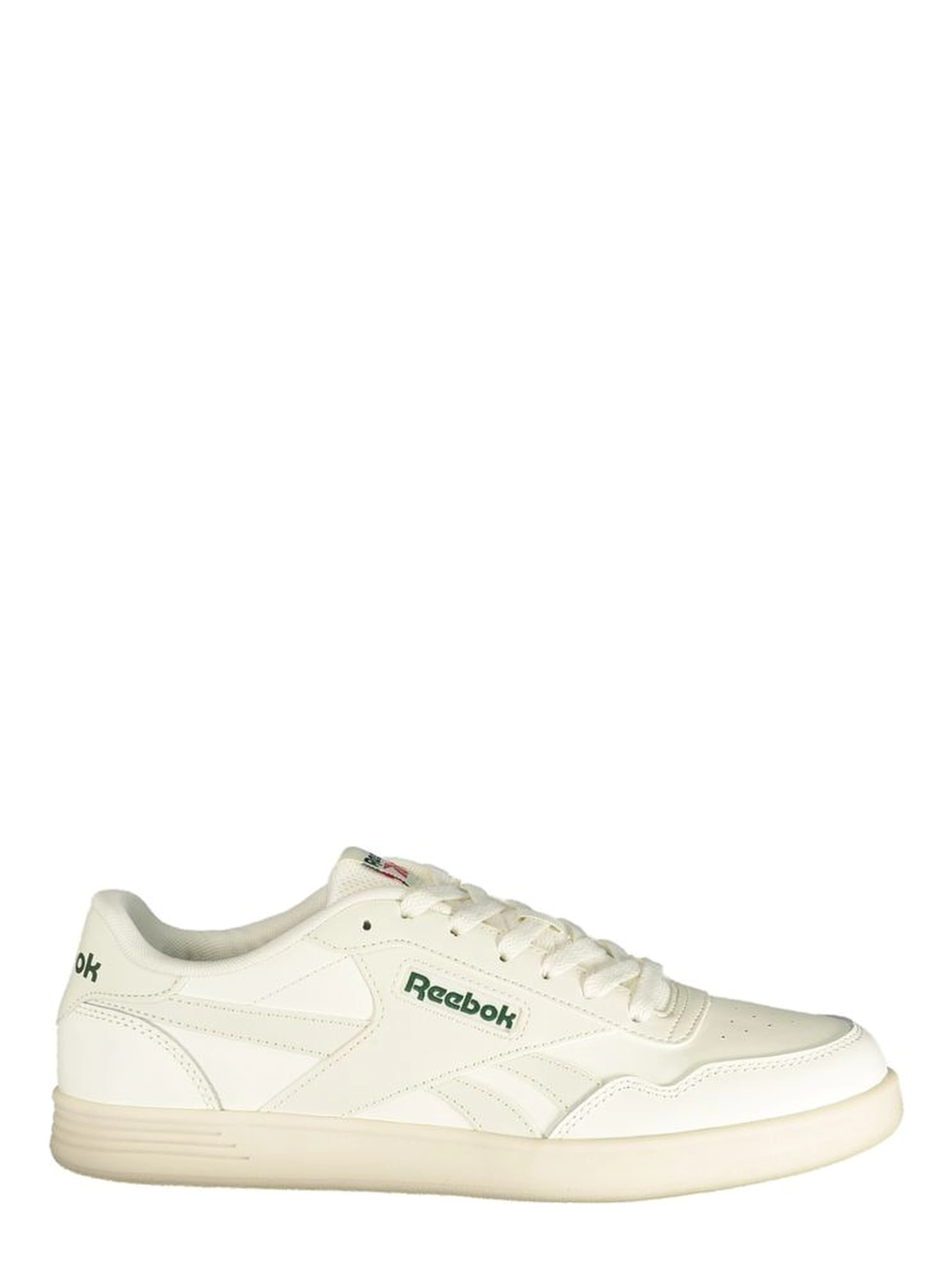 White Polyester Athletic Sneakers