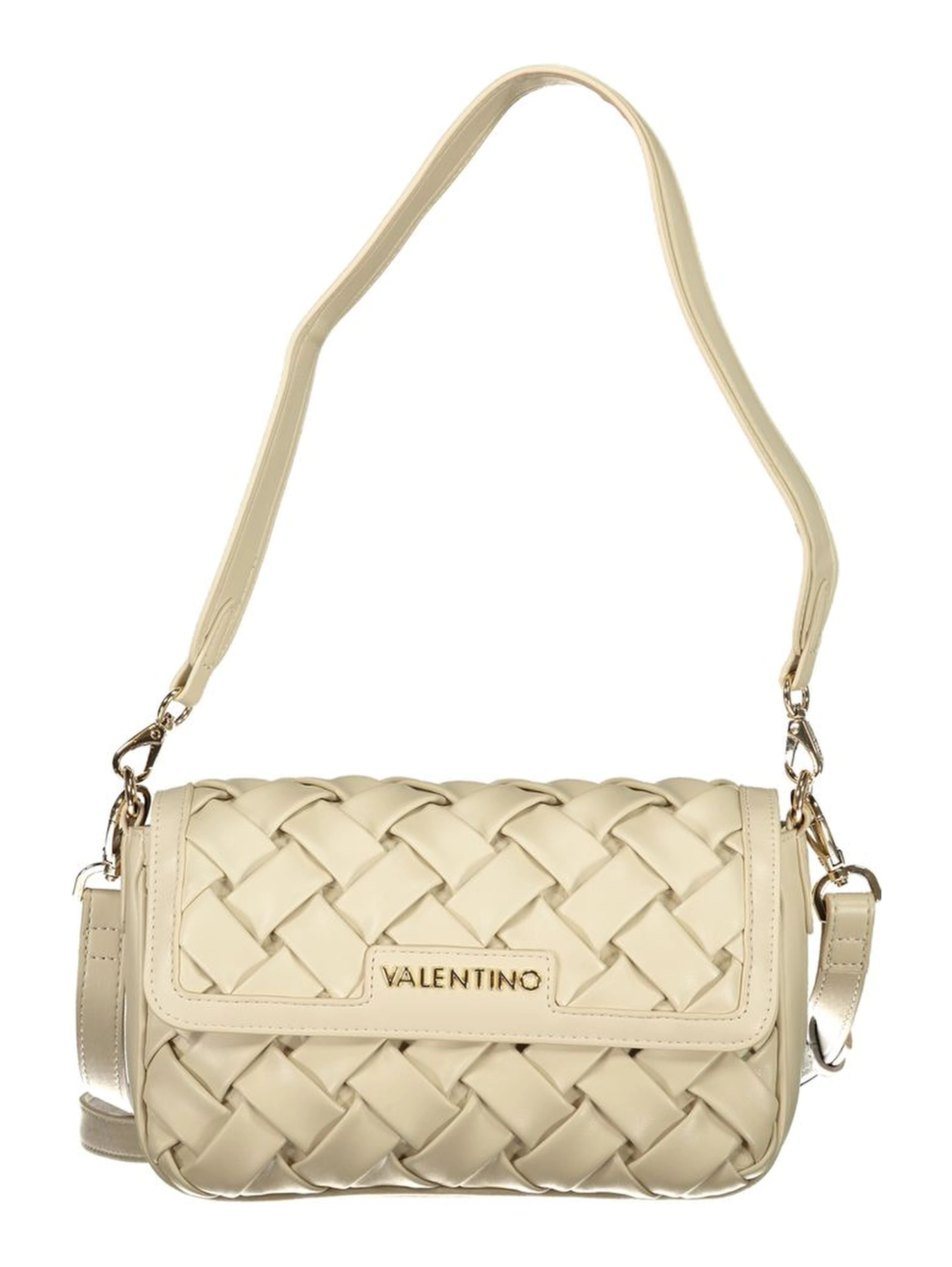 Beige Polyethylene Handbag