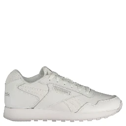 White Polyester Athletic Sneakers