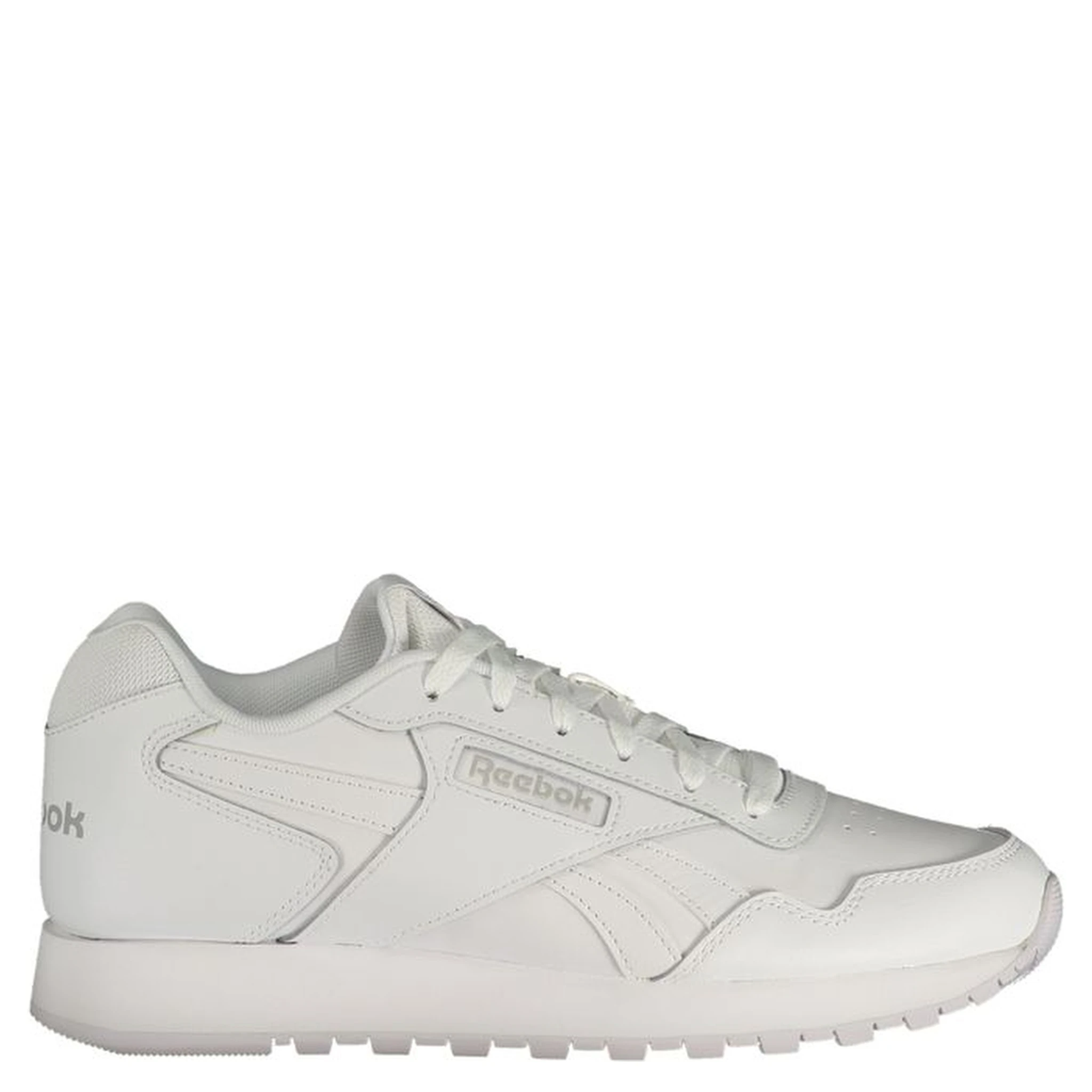White Polyester Athletic Sneakers