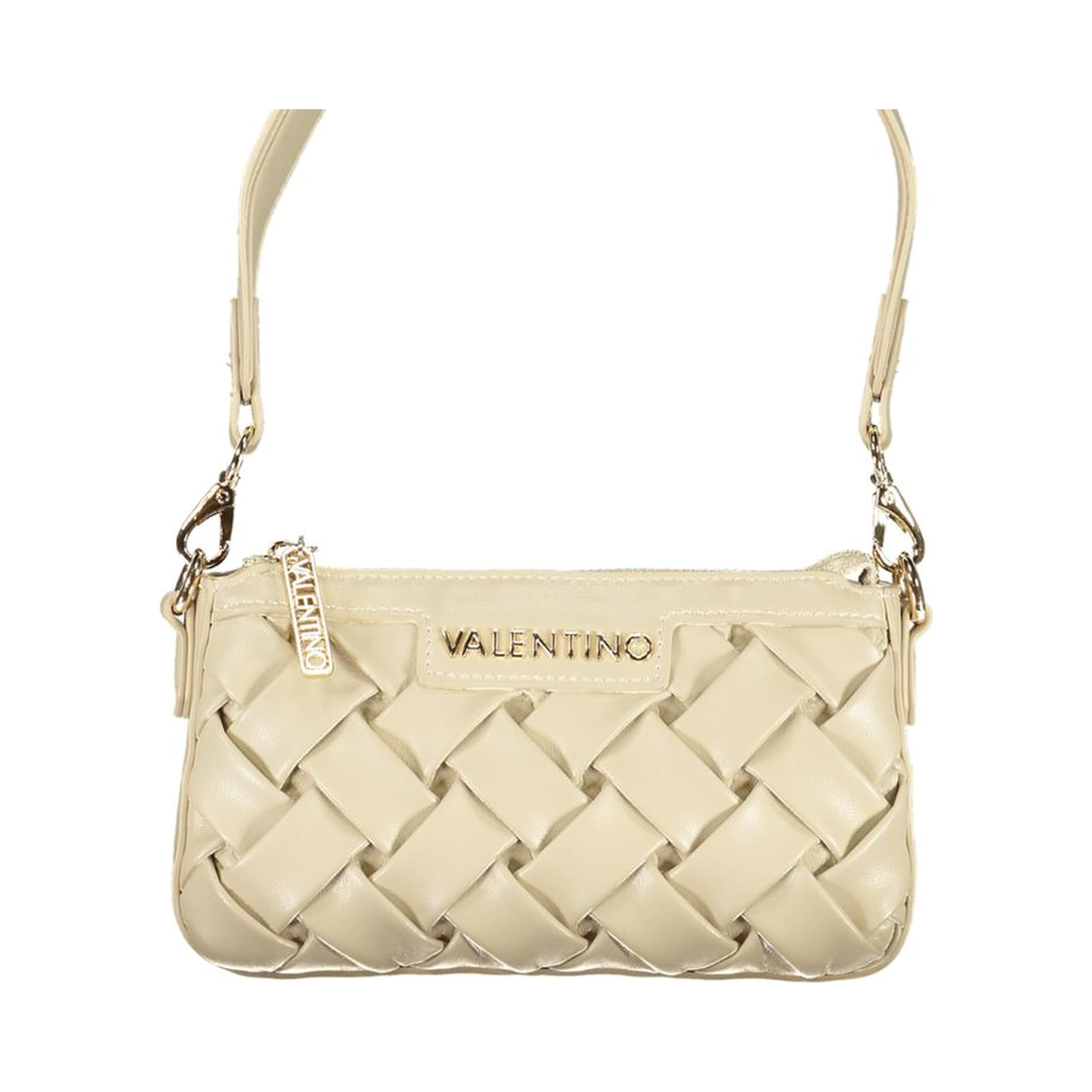 Beige Polyethylene Handbag