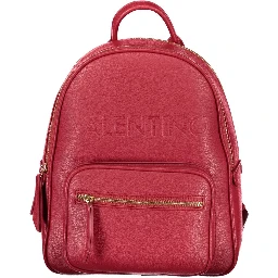 Red Polyethylene Backpack