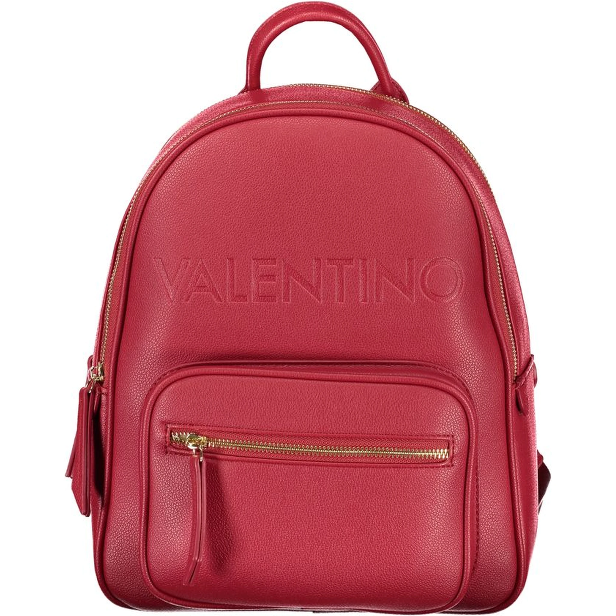 Red Polyethylene Backpack