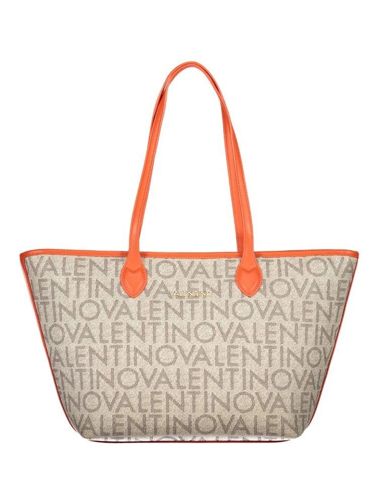 Beige Polyethylene Handbag