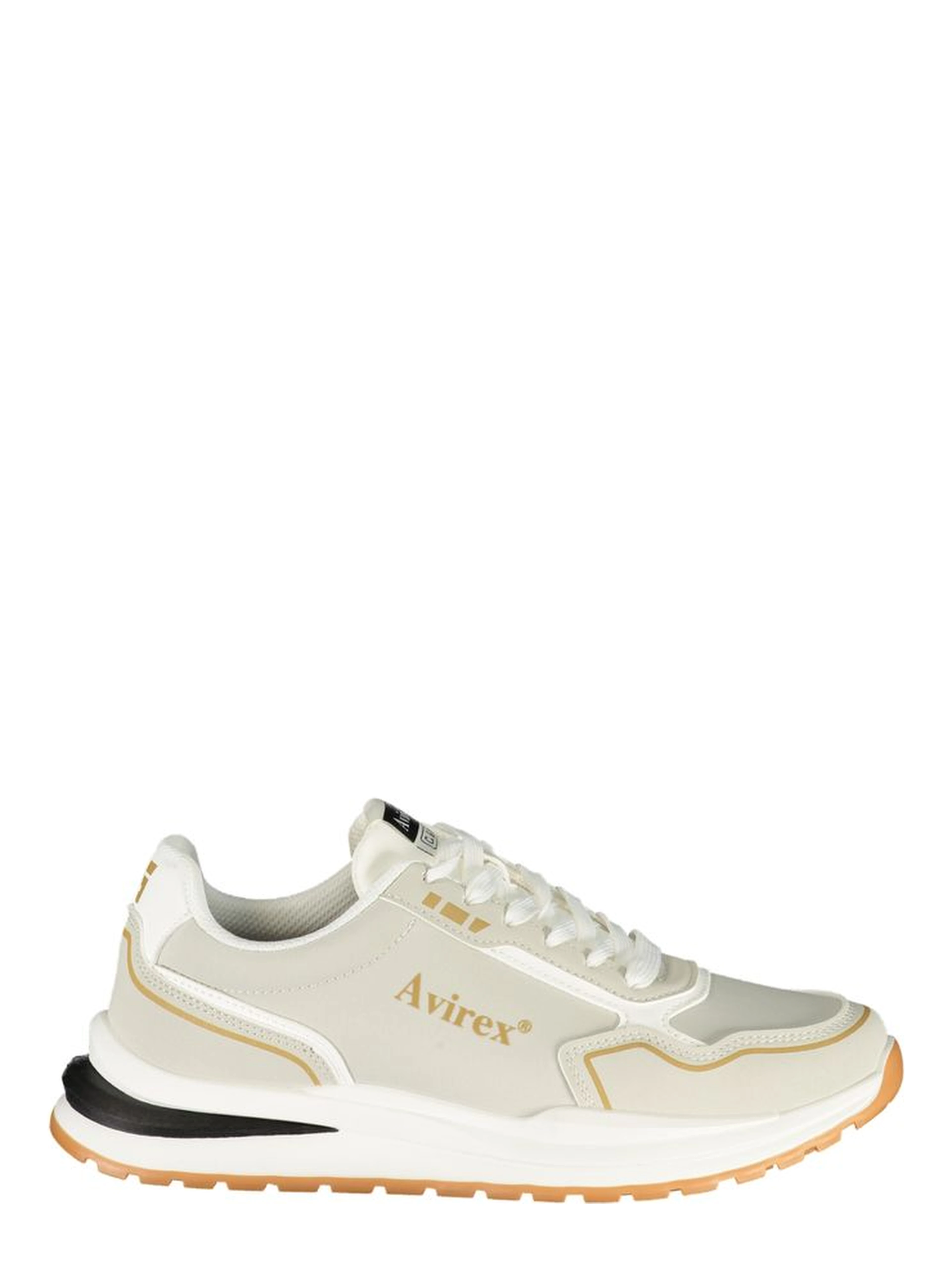 Gray Polyester Athletic Sneakers