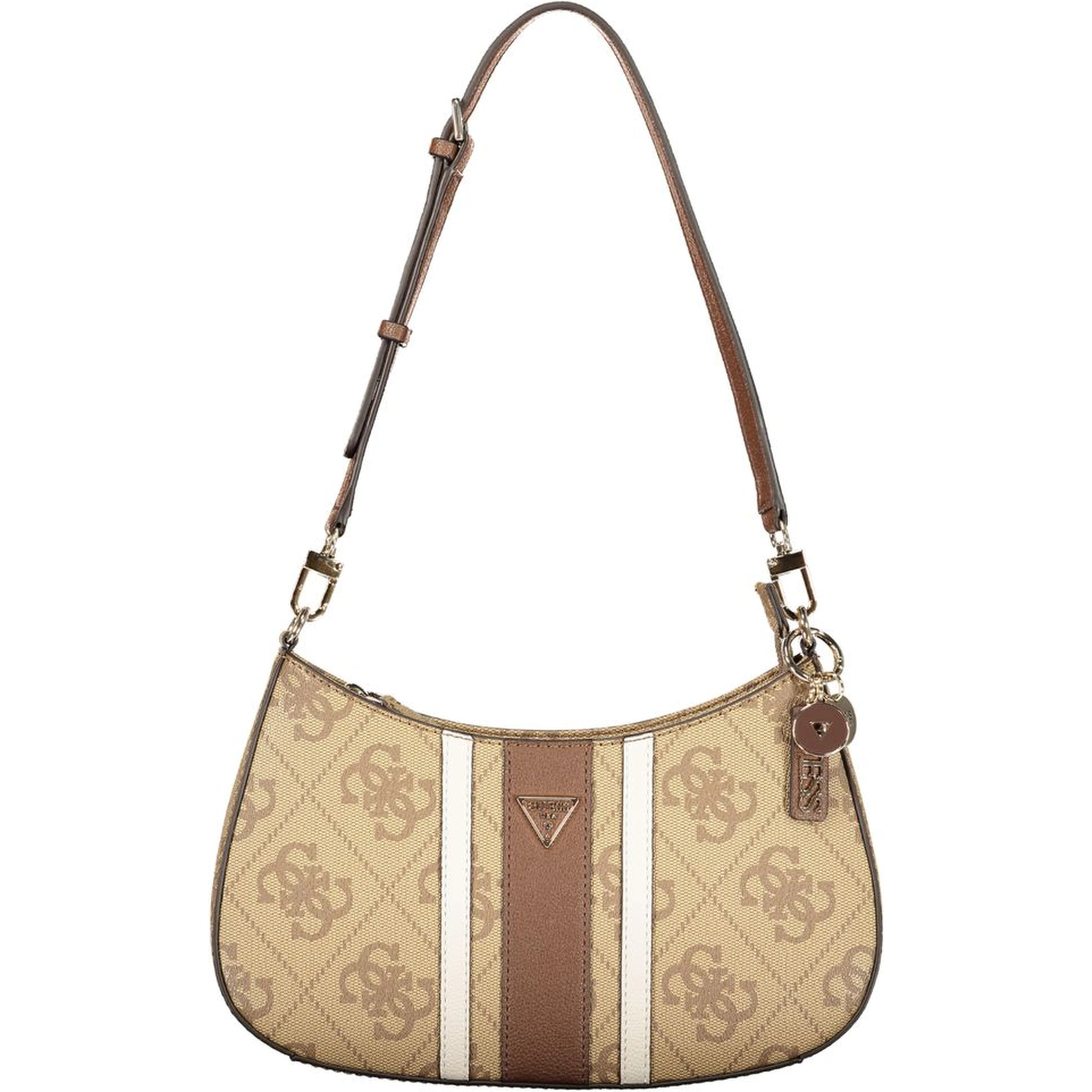 Beige Polyethylene Handbag