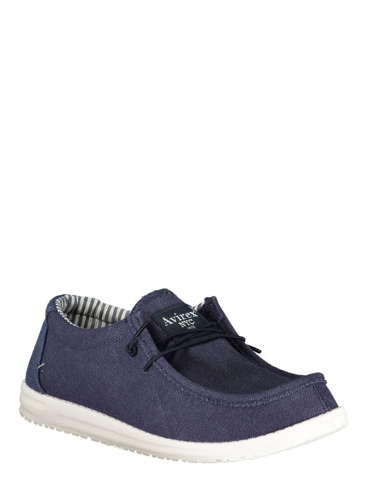 Blue Polyester Low Top Sneakers alternative
