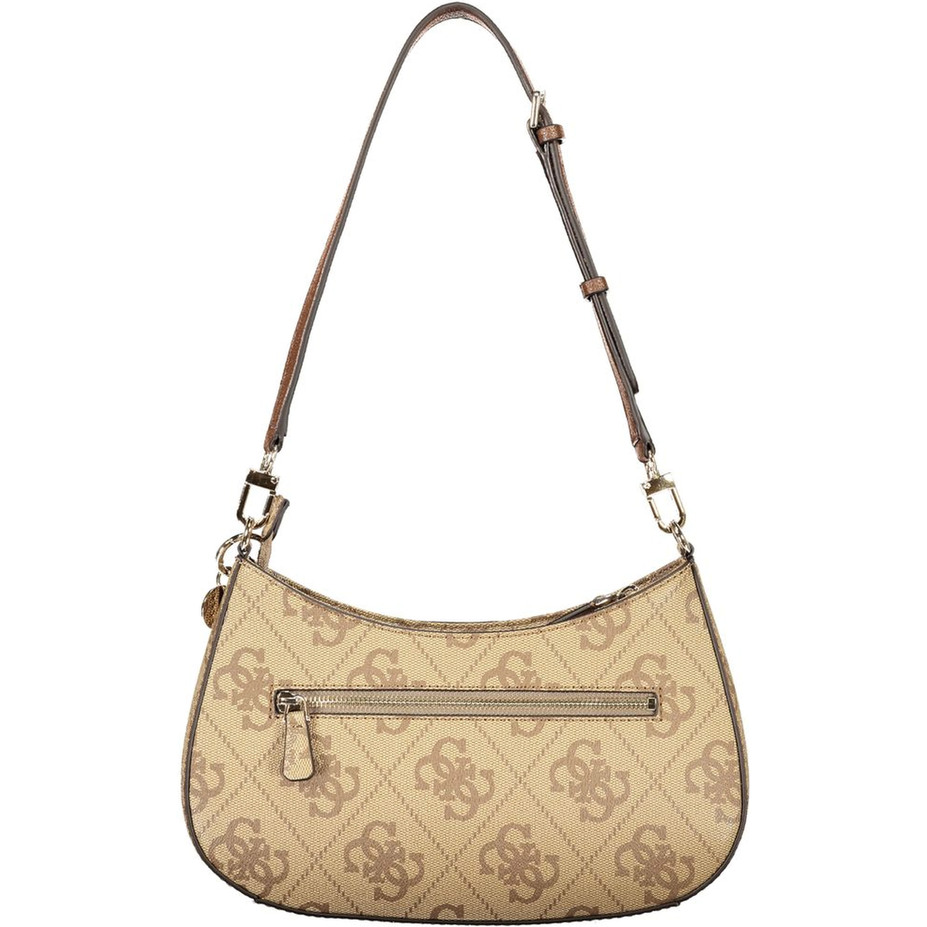 Beige Polyethylene Handbag