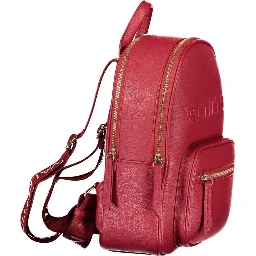 Red Polyethylene Backpack