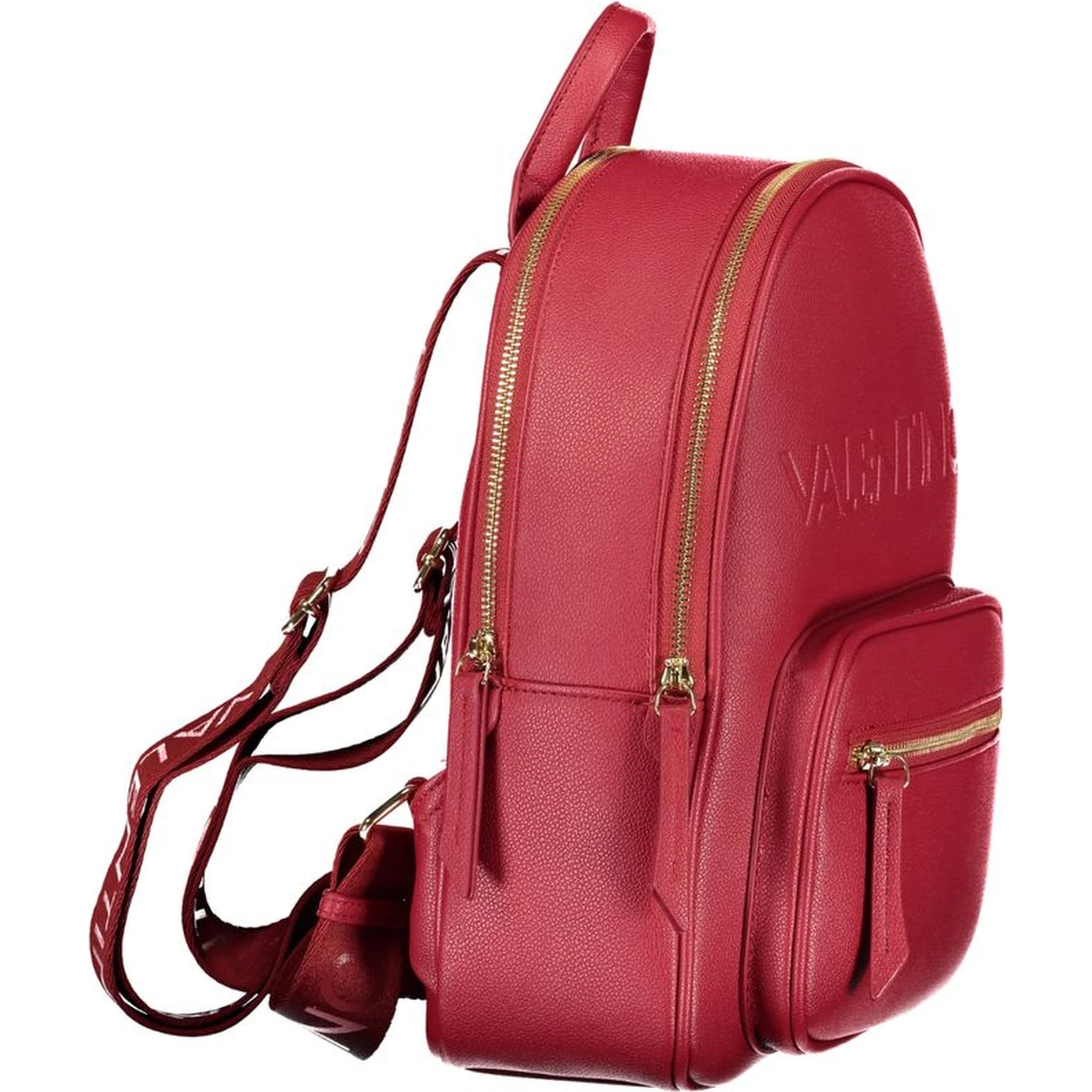 Red Polyethylene Backpack